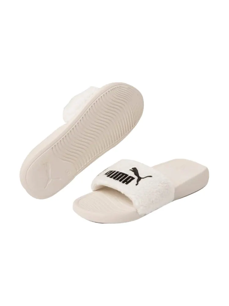 Шлепанцы PUMA Popcat 20 White Velvet Slippers — изображение 3 из 5, белый