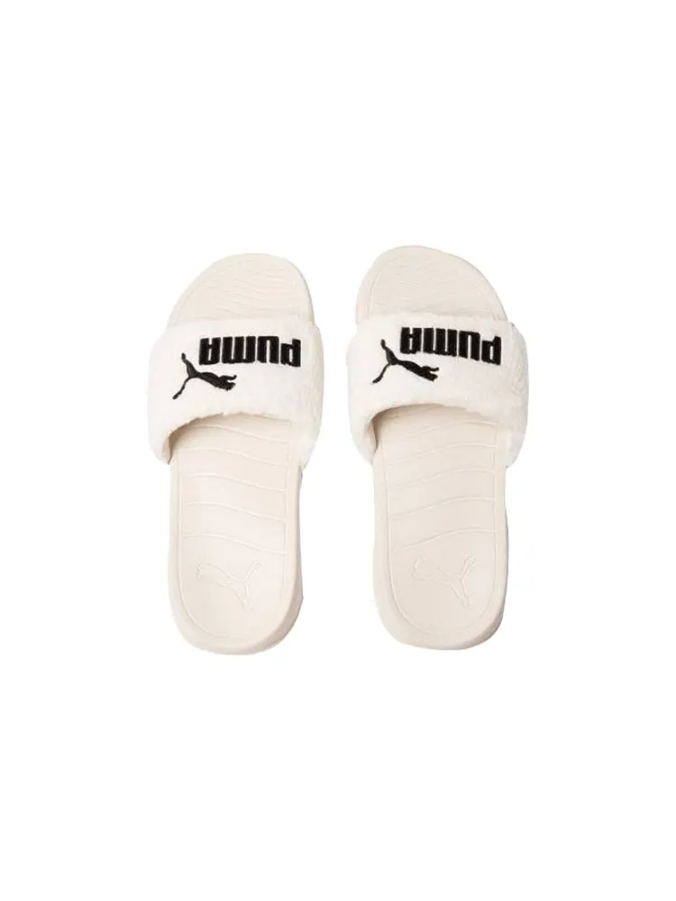 Шлепанцы PUMA Popcat 20 White Velvet Slippers — изображение 4 из 5, белый