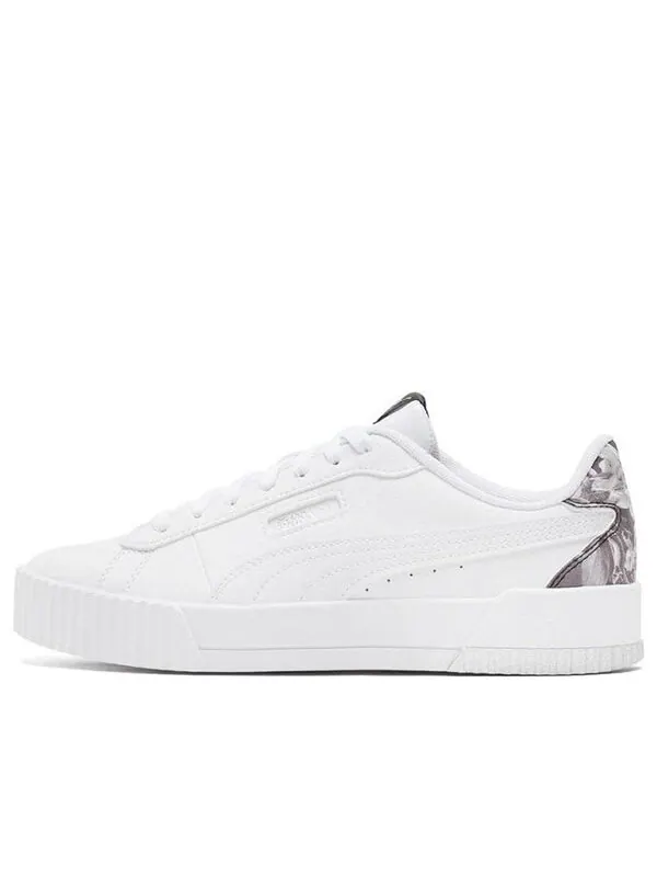 Кроссовки carina crew untamed su for casual shoes white/black Puma — изображение 1 из 4, белый/черный