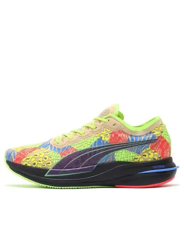 Кроссовки deviate nitro x atmos 'green red blue' Puma — изображение 1 из 4, зеленый/красный/синий