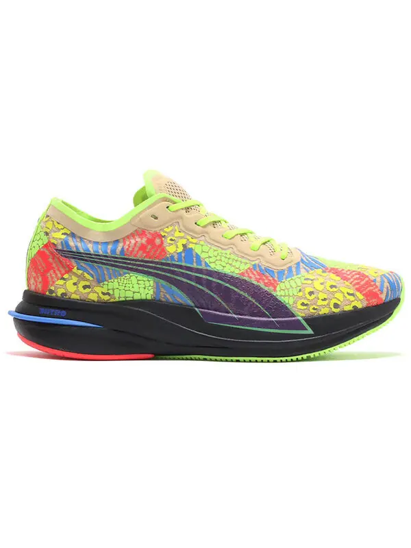 Кроссовки deviate nitro x atmos 'green red blue' Puma — изображение 2 из 4, зеленый/красный/синий