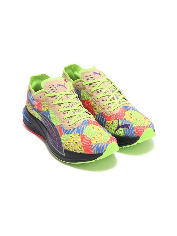 Кроссовки deviate nitro x atmos 'green red blue' Puma — изображение 3 из 4, зеленый/красный/синий