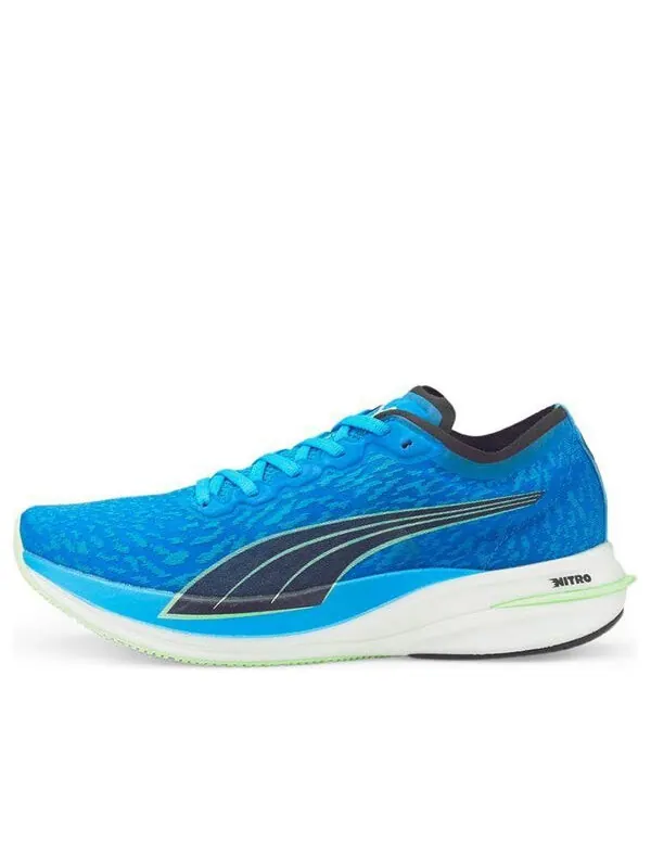 Кроссовки deviate nitro 'wildwash' Puma — изображение 1 из 4, синий/черный/белый