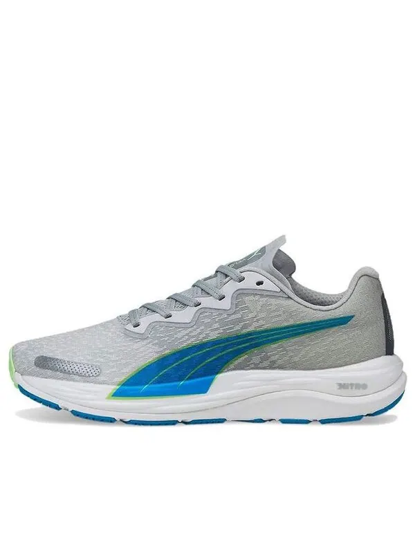 Кроссовки velocity nitro 2 low tops gray blue Puma — изображение 1 из 4, серый/синий