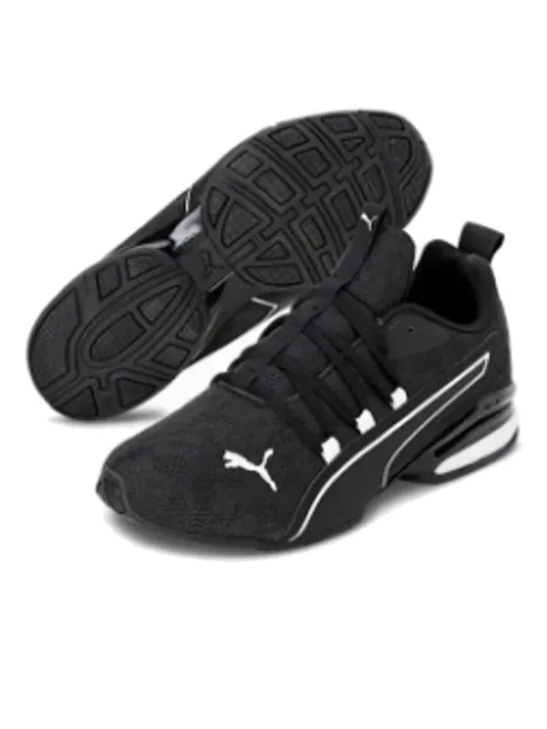 Кроссовки axelion nxt fresh 'black white' Puma — изображение 2 из 4, черный/белый