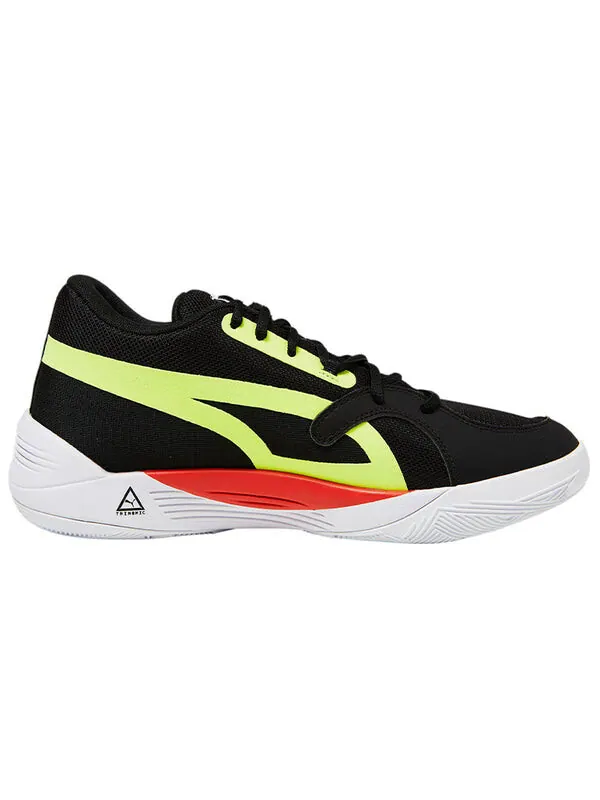 Кроссовки trc blaze court 'black cherry tomato' Puma — изображение 3 из 4, черный/оранжевый/зеленый