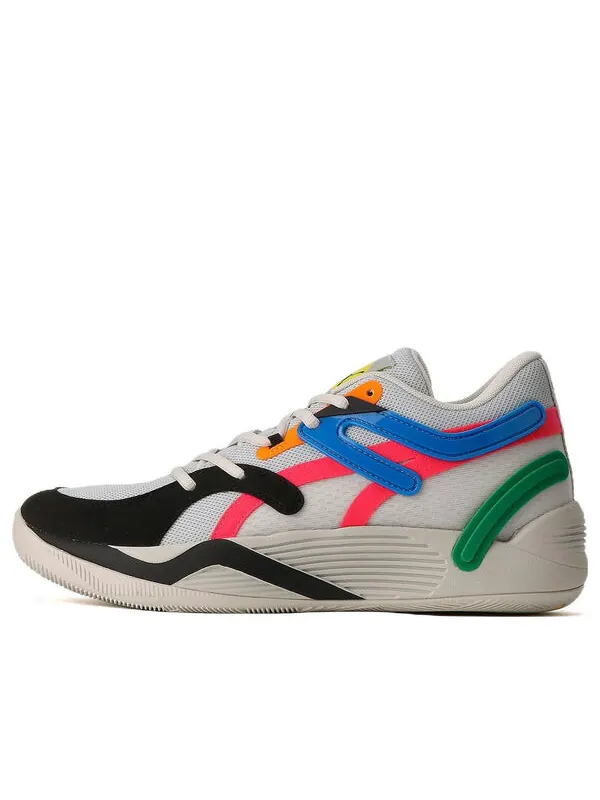 Кроссовки trc blaze court gray black blue Puma — изображение 1 из 4, серый/черный/синий