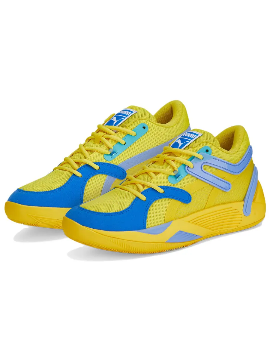 Кроссовки PUMA TRC Blaze Court 'Vibrant Yellow' — изображение 3 из 6, желтый