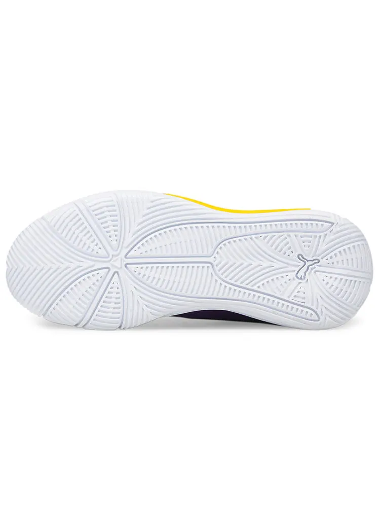 Кроссовки PUMA Triple Basketball 'Prism Violet Spectra Yellow' — изображение 5 из 5, фиолетовый