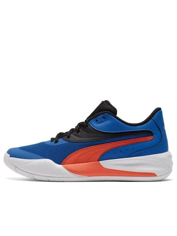Кроссовки triple basketball 'knicks' Puma — изображение 1 из 4, синий/оранжевый/белый