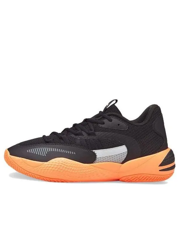 Кроссовки court rider 2.0 'black neon citrus' Puma — изображение 1 из 4, черный/оранжевый