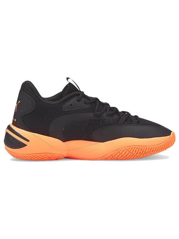 Кроссовки court rider 2.0 'black neon citrus' Puma — изображение 2 из 4, черный/оранжевый