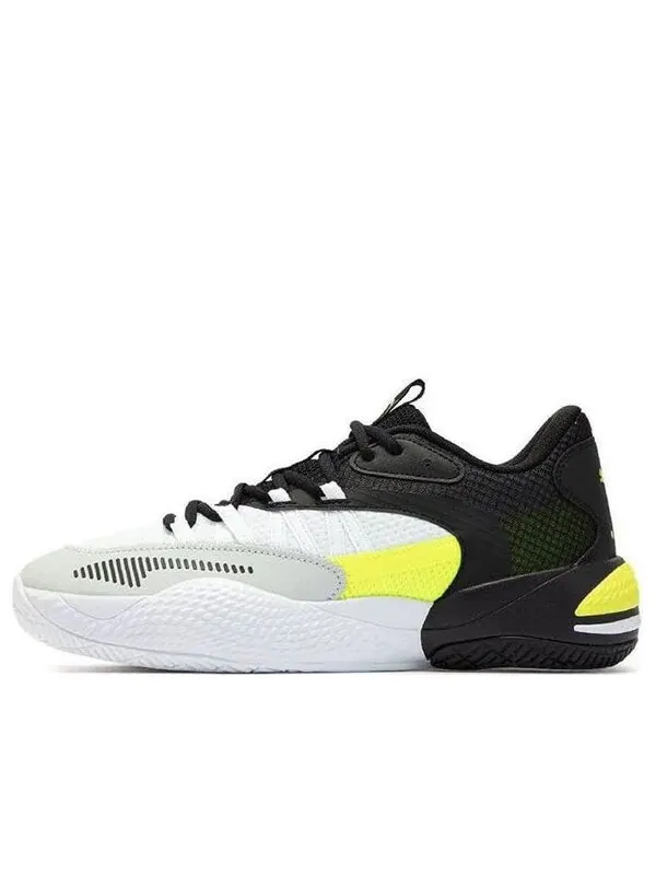 Кроссовки court rider 2.0 'white black yellow alert' Puma — изображение 1 из 4, белый/желтый/черный