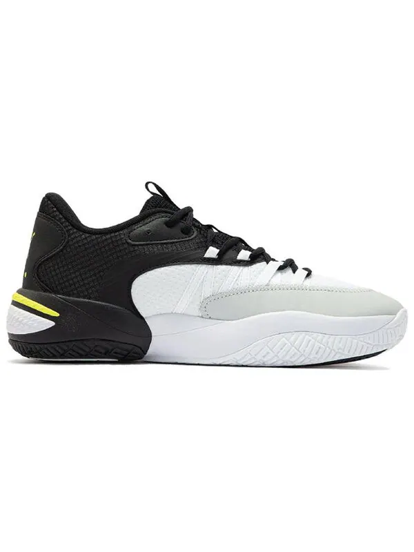 Кроссовки court rider 2.0 'white black yellow alert' Puma — изображение 2 из 4, белый/желтый/черный