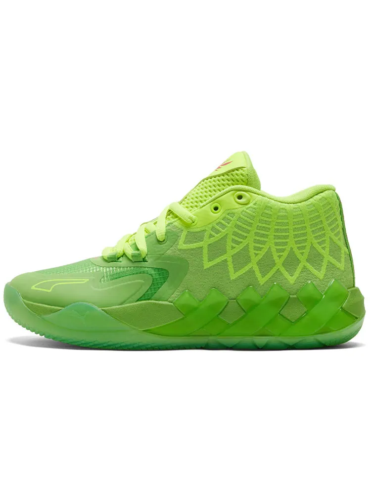 Кроссовки PUMA x Rick and Morty MB.01 LaMelo Ball 'Red Green' — изображение 2 из 8, красный