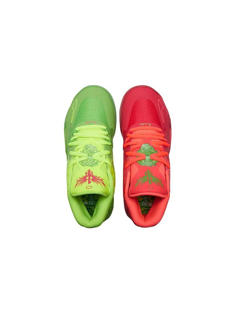 Кроссовки PUMA x Rick and Morty MB.01 LaMelo Ball 'Red Green' — изображение 5 из 8, красный