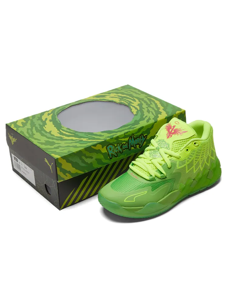 Кроссовки PUMA x Rick and Morty MB.01 LaMelo Ball 'Red Green' — изображение 8 из 8, красный