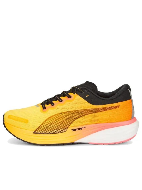 Кроссовки deviate nitro 2 'sunset glow sun stream black' Puma — изображение 1 из 4, желтый/оранжевый/черный