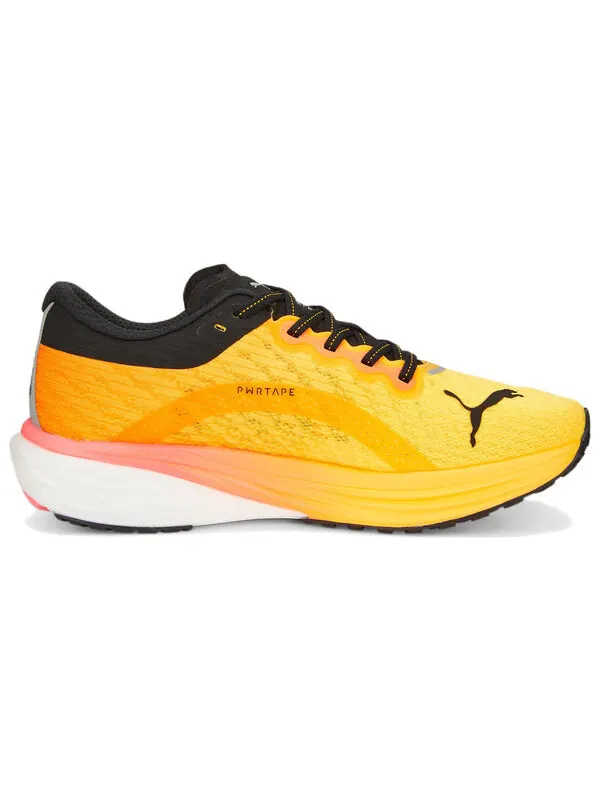 Кроссовки deviate nitro 2 'sunset glow sun stream black' Puma — изображение 2 из 4, желтый/оранжевый/черный