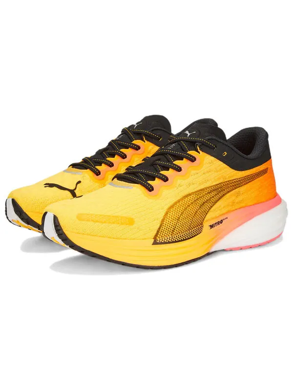 Кроссовки deviate nitro 2 'sunset glow sun stream black' Puma — изображение 3 из 4, желтый/оранжевый/черный