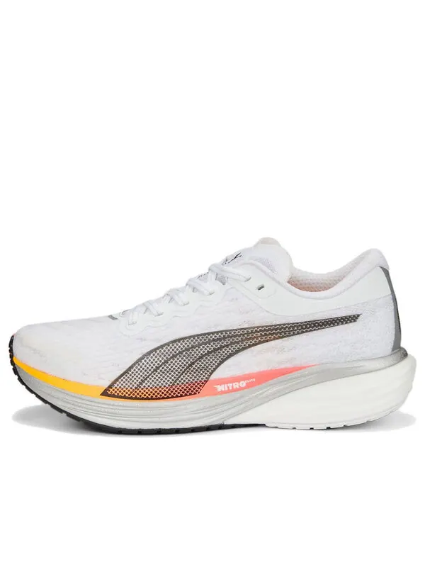 Кроссовки deviate nitro 2 'white sunset glow' Puma — изображение 1 из 4, белый/черный/желтый