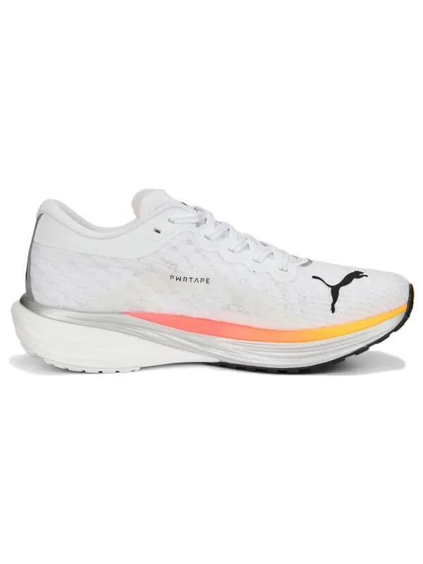 Кроссовки deviate nitro 2 'white sunset glow' Puma — изображение 2 из 4, белый/черный/желтый