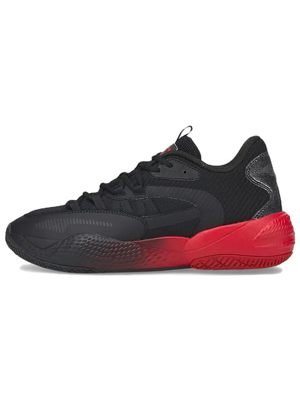 Кроссовки batman x court rider 2.0 'black barbados cherry' Puma — изображение 2 из 4, черный/красный