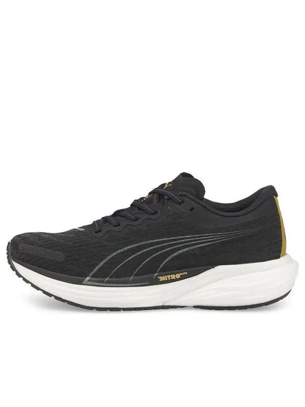 Кроссовки deviate nitro 2 'black team gold' Puma — изображение 1 из 4, черный/белый