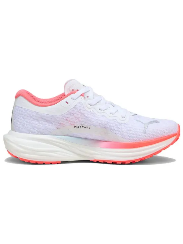 Кроссовки deviate nitro 2 'white fire orchid' Puma — изображение 2 из 4, белый