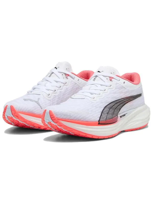 Кроссовки deviate nitro 2 'white fire orchid' Puma — изображение 3 из 4, белый