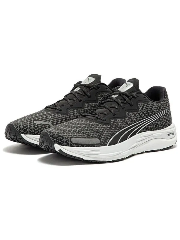 Кроссовки PUMA Velocity Nitro 2 WTR Running Shoes 'Black' — изображение 3 из 4, черный/белый