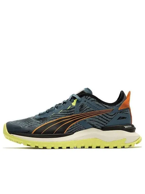 Кроссовки voyage nitro 2 'blue wash orange brick' Puma — изображение 1 из 4, синий/оранжевый/черный
