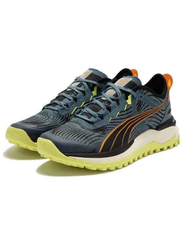 Кроссовки voyage nitro 2 'blue wash orange brick' Puma — изображение 3 из 4, синий/оранжевый/черный