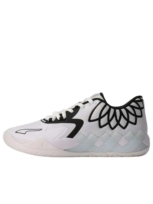 Кроссовки mb.01 low lamelo ball 'team colors - white black' Puma — изображение 1 из 4, белый/черный