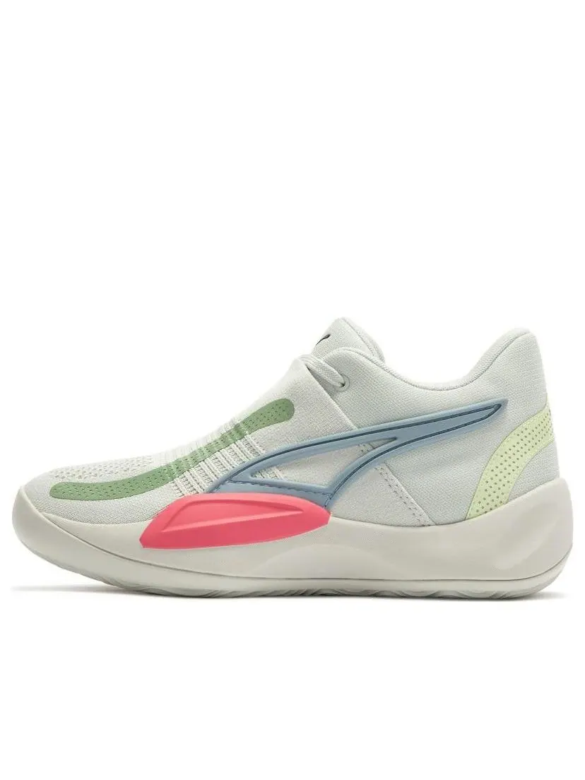 Кроссовки PUMA Rise Nitro 'Glacier Grey Sunset Pink' — изображение 1 из 6, серый