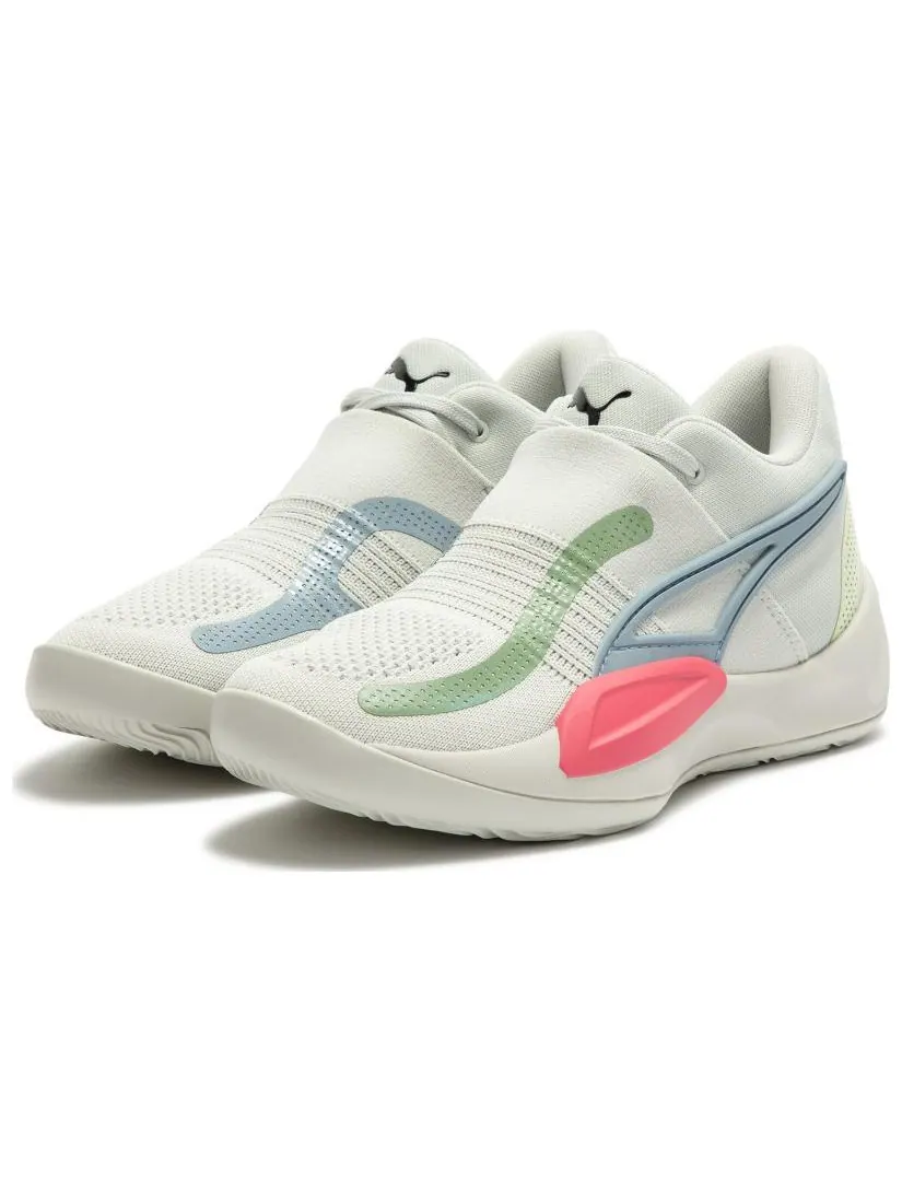 Кроссовки PUMA Rise Nitro 'Glacier Grey Sunset Pink' — изображение 3 из 6, серый