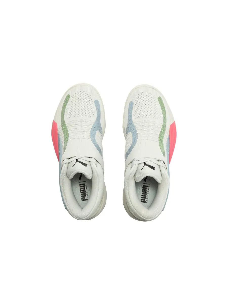 Кроссовки PUMA Rise Nitro 'Glacier Grey Sunset Pink' — изображение 4 из 6, серый