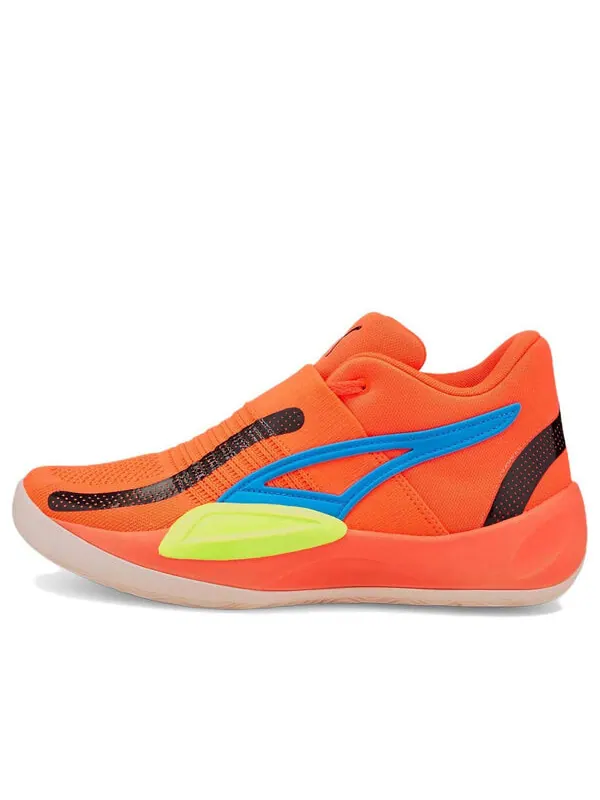 Кроссовки rise nitro 'fiery coral lime squeeze' Puma — изображение 1 из 4, оранжевый
