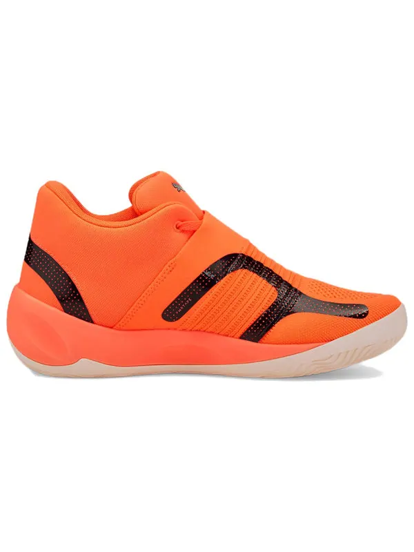 Кроссовки rise nitro 'fiery coral lime squeeze' Puma — изображение 2 из 4, оранжевый