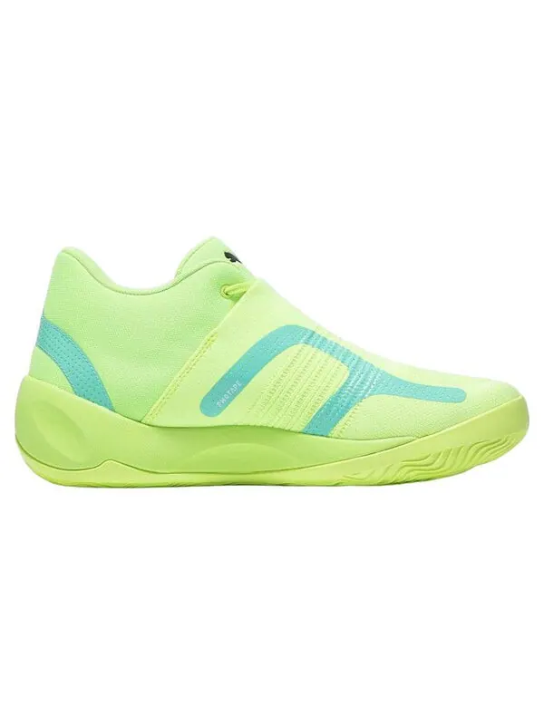 Кроссовки rise nitro 'electric peppermint' Puma — изображение 2 из 4, неоновый зеленый