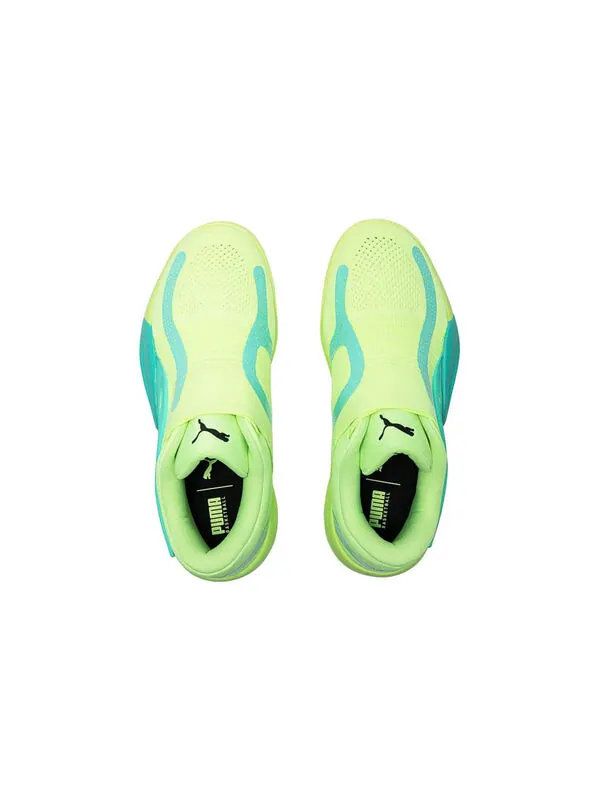 Кроссовки rise nitro 'electric peppermint' Puma — изображение 4 из 4, неоновый зеленый