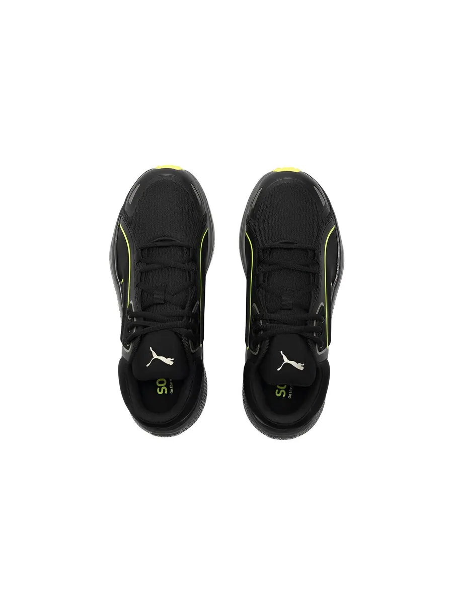 Беговые кроссовки PUMA Softride Pro Coast 'Black Yellow' — изображение 4 из 5, желтый