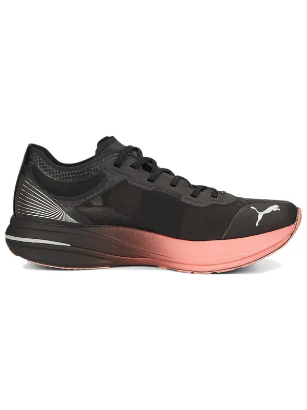 Кроссовки deviate nitro carbon 'black carnation pink' Puma — изображение 2 из 4, черный/розовый