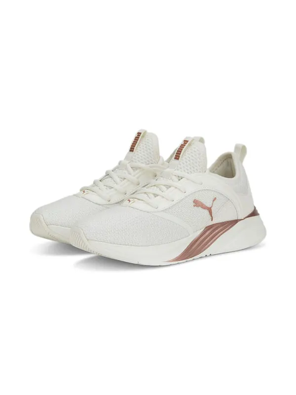 Кроссовки softride ruby 'white rose gold' Puma — изображение 2 из 4, белый/розовый золотистый