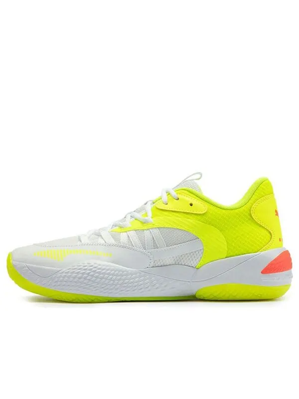 Кроссовки court rider 2.0 glow stick 'white lime squeeze' Puma — изображение 1 из 4, белый