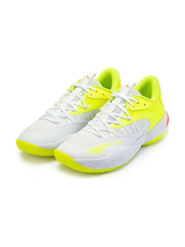 Кроссовки court rider 2.0 glow stick 'white lime squeeze' Puma — изображение 3 из 4, белый