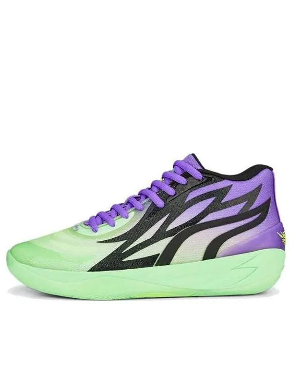 Кроссовки mb.02 lamelo ball x rick and morty 'adventures' Puma — изображение 1 из 4, желтый/зеленый