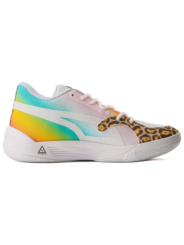 Кроссовки trc blaze court 'leopard' Puma — изображение 2 из 4, голубой/розовый