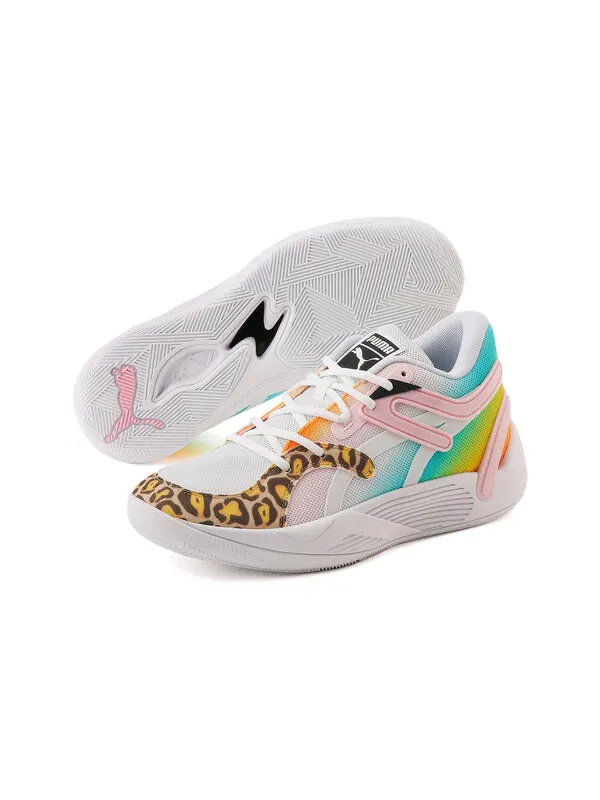 Кроссовки trc blaze court 'leopard' Puma — изображение 3 из 4, голубой/розовый