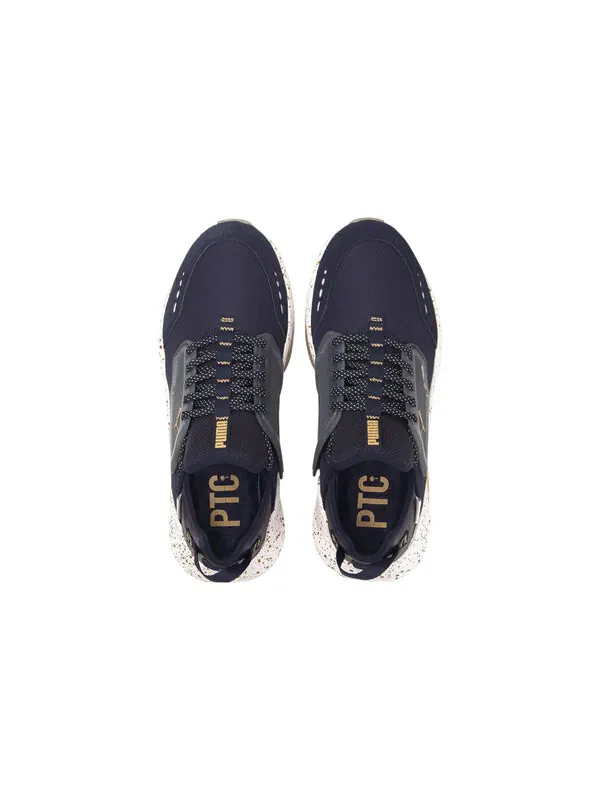 Кроссовки Puma Golf X PTC GS One Sport Spikeless 'Navy Blazer' — изображение 3 из 4, темно-синий/золотистый